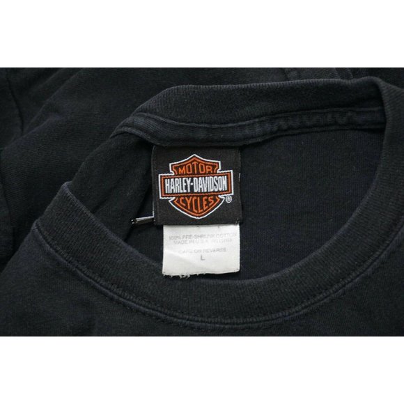 Harley Davidson Motorcycle Black Racing With The P - Picture 3 of 7